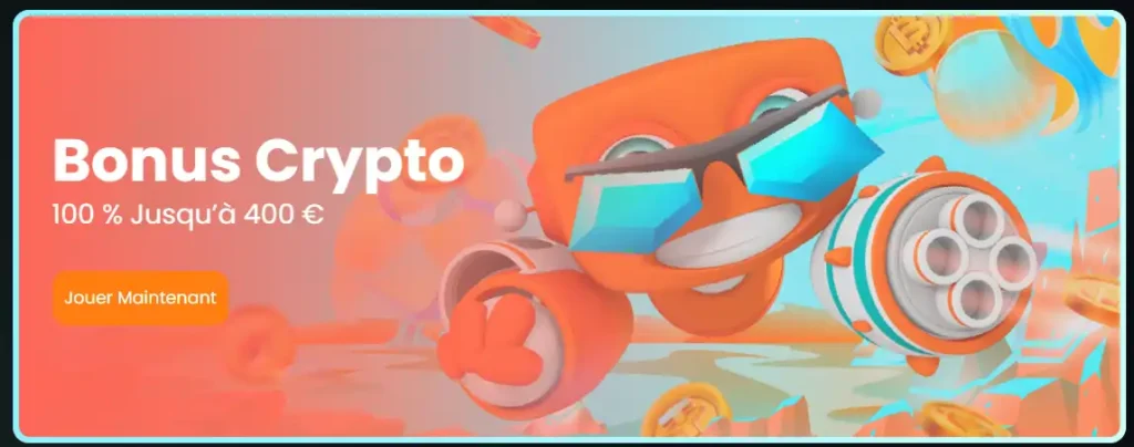 HugoBets Casino promotion bonus crypto 100 % jusqu’à 400 €